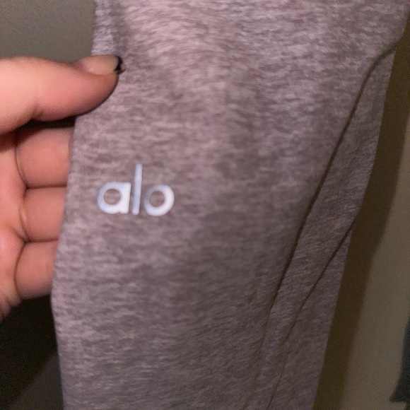 Alo Yoga women’s taupe leggings XS athletic gym yoga activewear - Picture 7 of 8